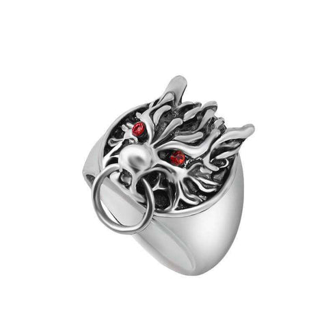 Bague Loup Garou (Acier)